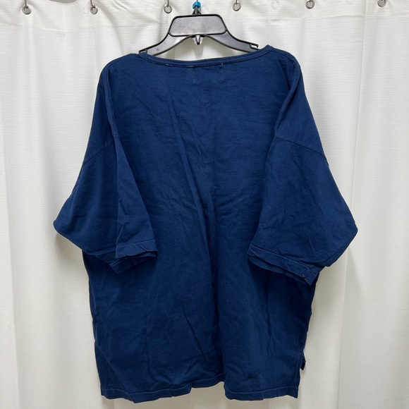 NWOT navy blue lover boy club by Gabriel pocket tee - Picture 5 of 5